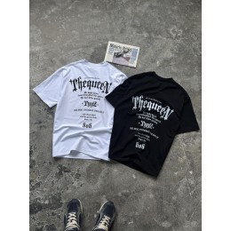 Комплект з двох футболок оверсайз чорна та біла Tggz 666 Комплект з двох футболок оверсайз чорна та біла Tggz 666
