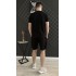 Шорти Under Armour білий лого + футболка Under Armour чорна