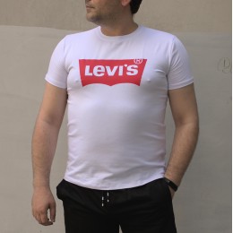 Чоловіча футболка біла БАТАЛ Levi's Чоловіча футболка біла БАТАЛ Levi's