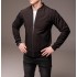 Чоловіча чорна куртка бомбер Softshell "Slant pockets" Чоловіча чорна куртка бомбер Softshell "Slant pockets"