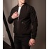 Чоловіча чорна куртка бомбер Softshell "Slant pockets" Чоловіча чорна куртка бомбер Softshell "Slant pockets"