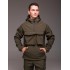 Чоловічий хакі анорак Softshell на флісі Чоловічий хакі анорак Softshell на флісі