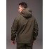 Чоловічий хакі анорак Softshell на флісі Чоловічий хакі анорак Softshell на флісі