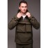 Чоловічий хакі анорак Softshell на флісі Чоловічий хакі анорак Softshell на флісі