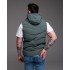 Утеплена жилетка з капюшоном matte olive Утеплена жилетка з капюшоном matte olive