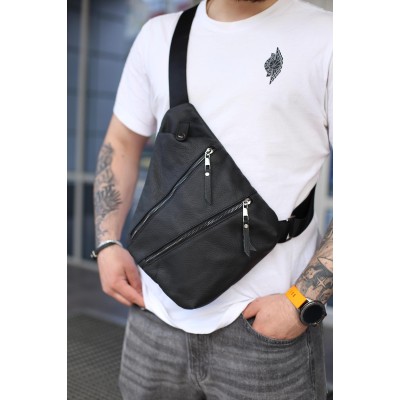 Чоловіча сумка із натуральної шкіри, сумка через плече Cross body SKL-005 Чоловіча сумка із натуральної шкіри, сумка через плече Cross body SKL-005