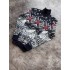 Теплий светр M-XL "Орнамент" синій D-009