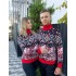 Теплий светр M-XL "Орнамент" червоний D-012 Теплий светр M-XL "Орнамент" червоний D-012