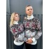 Теплий светр M-XL "Орнамент" білий D-008 Теплий светр M-XL "Орнамент" білий D-008