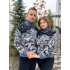 Теплий светр M-XL "Снежный лес" джинс D-021 Теплий светр M-XL "Снежный лес" джинс D-021