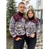 Теплий светр M-XL "Засніжений ліс" бордовий D-020 Теплий светр M-XL "Засніжений ліс" бордовий D-020