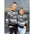 Теплий светр M-XL "Будиночок без горла" чорний D-037 Теплий светр M-XL "Будиночок без горла" чорний D-037
