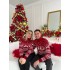 Теплий светр M-XL червоний з горлом D-052 Теплий светр M-XL червоний з горлом D-052