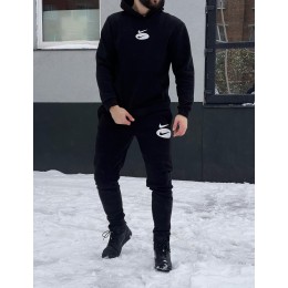 Чоловічий спортивний костюм Nik чорний Чоловічий спортивний костюм Nik чорний