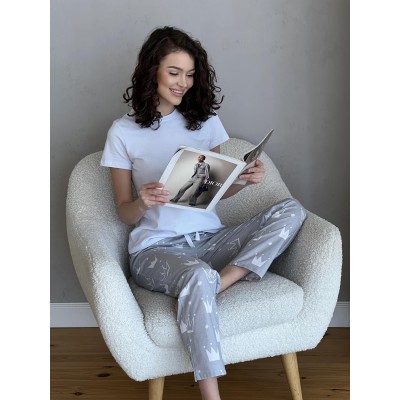 Піжамні штани з бязі COSY Корони Піжамні штани з бязі COSY Корони