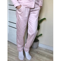 Піжамні штани з сатину Pearl COSY пильна пудра Піжамні штани з сатину Pearl COSY пильна пудра