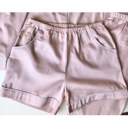 Піжамні шорти з сатину Pearl COSY пильна пудра Піжамні шорти з сатину Pearl COSY пильна пудра